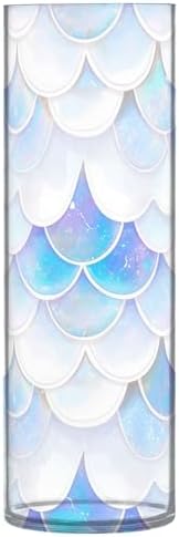 Foiosoh White Fish Scales Floating Candle Holder Vase 118 x 39 Inch