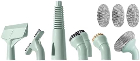 Newbealer 11 Piece Steam Mop Replacement Accessories Set NB602N Mint Green