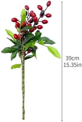 BEIJIALY 4 Pack Artificial Berry for Christmas Decor