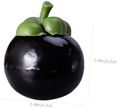 PRETYZOOM 6pcs Artificial Fruit Decor for Home Photography Props
