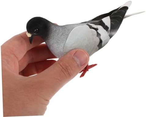 Alasum Realistic Artificial Pigeons 4pcs Garden Decor Set