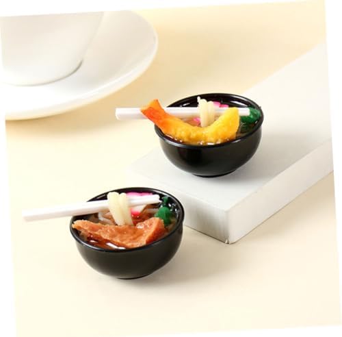 KICHOUSE 3pcs Pasta Display Artificial Shrimp Props