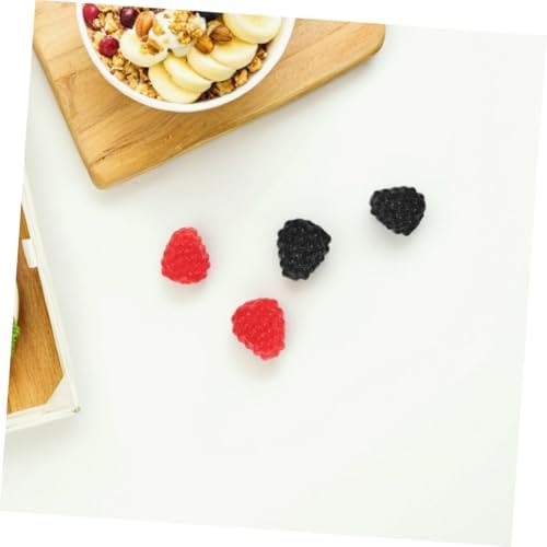 12pcs Lifelike Raspberry Models for Home Decor and Events