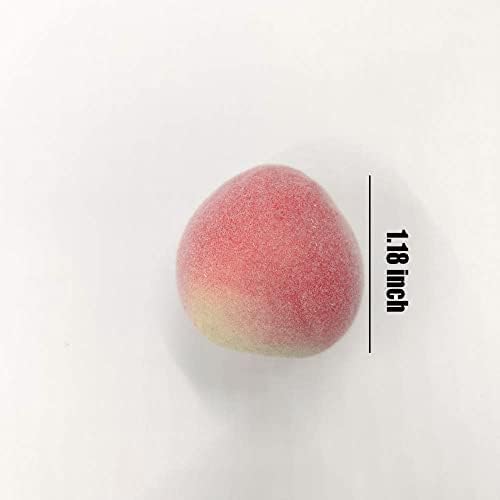 Mini Artificial Peach Set 20 Pcs for Home Decoration