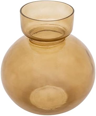 Creative Co-Op Modern Glass Vase Olive Green