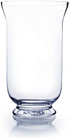 WGV Unique Bouquet Vase Clear Hurricane Glass Candle Holder