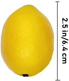 20 Pcs Fake Lemons for Garland and Kitchen Decor