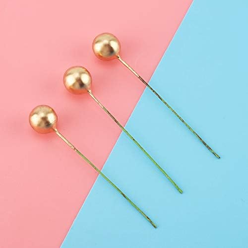 100 pcs Artificial Golden Holly Berry Christmas Decor Hanging Ornaments