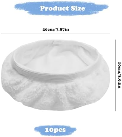 10Pcs Steam Mop Pads for Handheld Steam Cleaner Universal Microfiber Cloths