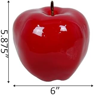 Flora Bunda 6 Inch Artificial Shiny Apple Centerpiece