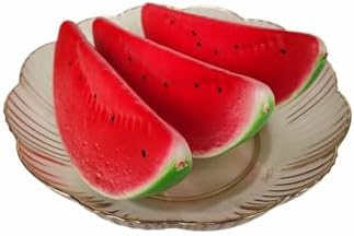 Ebonee Realistic Artificial Watermelon Slices 3 Pack
