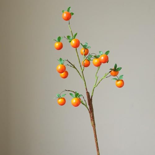 2pcs Artificial Fruit Branches for Home Decor DIY Centerpieces