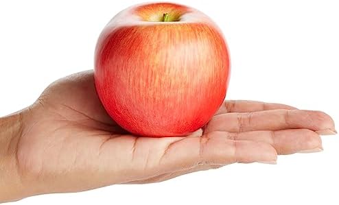 Juvale Artificial Apples Red Green 6 Pack for Decor