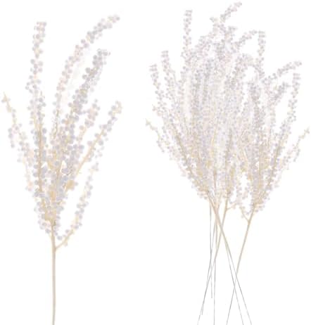 10 PCS Artificial Red Berry Stems for Holiday Decor