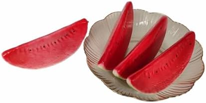 Ebonee Realistic Artificial Watermelon Slices 3 Pack