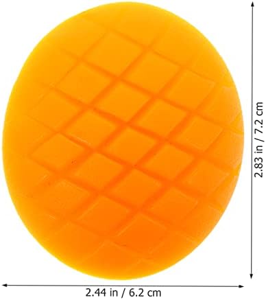 5pcs Lifelike Fake Mango Slice Models for Home Photography Props and Education