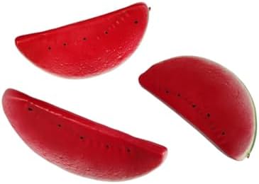 Ebonee Realistic Artificial Watermelon Slices 3 Pack