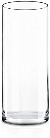 CYS Excel Clear Glass Cylinder Vase 12 4