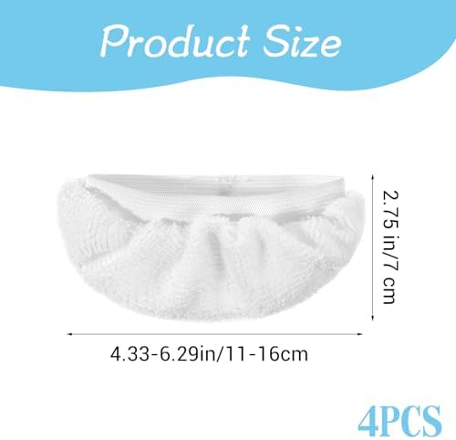 10 Pcs Reusable Steam Mop Pads Universal Fit for Steam Cleaners