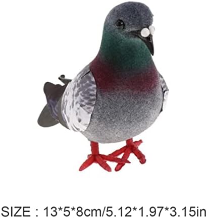 Artificial Foam Bird Lifelike Feathered Doves Ornament 2PCS