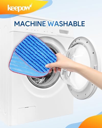 KEEPOW Replacement Microfiber Steam Mop Pads for McCulloch MC1375 MC1385 33 Pack
