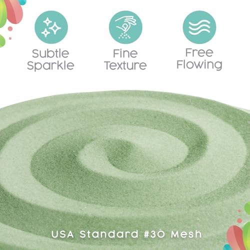 Sandsational Sparkle Mint Green Unity Sand 15 LB
