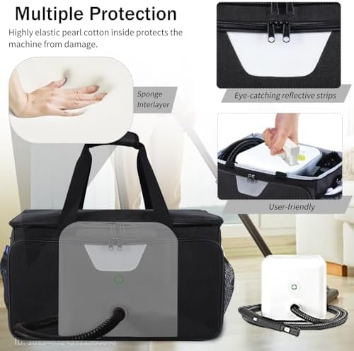 Rsobl Carry Bag for Dupray Steam Cleaner Black