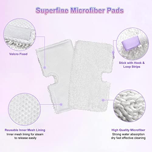 Steam Mop Replacement Pads for Shark S3500 Series 3 Pack