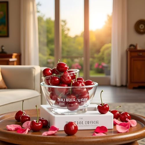 20Pcs Realistic Red Artificial Cherries Decor