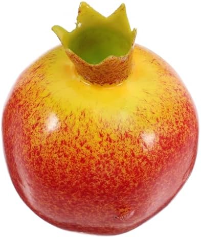 Realistic Simulated Pomegranate Fruit Ornament 299In Plastic Decor
