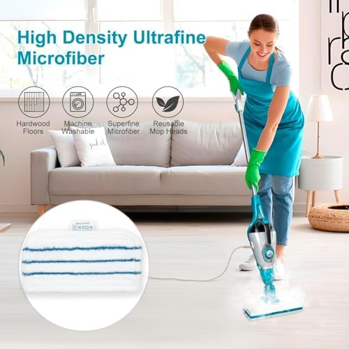 8 Pack SMP20 Washable Steam Mop Pads for BlackDecker Models