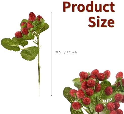 Artificial Bayberry Bouquet 4 Pack Red