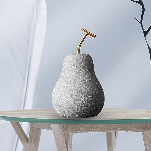 Ceramic Pear Figurine Fruit Decoration for Christmas Home Office