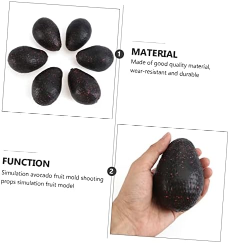 MAGICLULU 6Pcs Realistic Artificial Avocado Decor