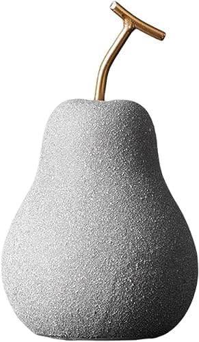 Ceramic Pear Figurine Fruit Decoration for Christmas Home Office