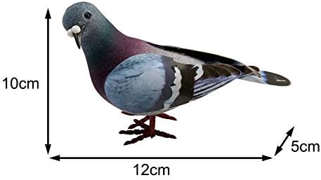 JIANWEI 1pc Simulation Pigeon Artificial Model Decoration