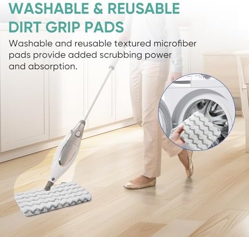 2 Pack Shark Steam Mop Pads S3501 S3601 Replacement