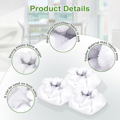 Small Triangle Steam Mop Pads Compatible with Dupray 10 Pack