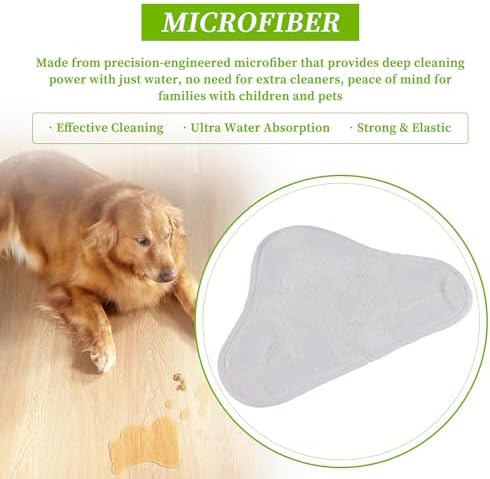 EPLZON Reusable Microfiber Steam Mop Pad 10pcs Pack