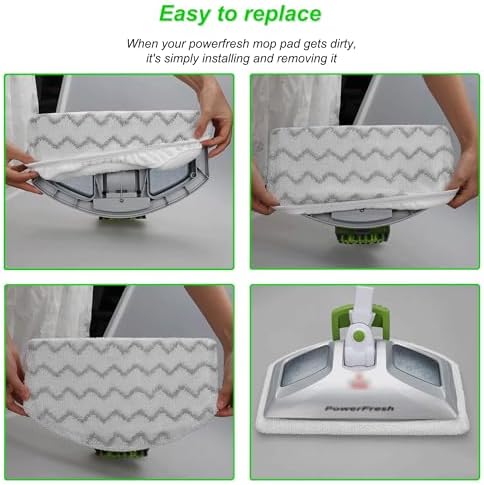 10 Pack Steam Mop Replacement Pads for Bissell Powerfresh Steam Mop