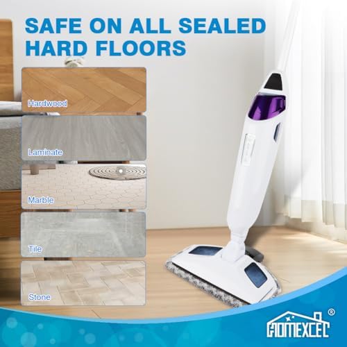 HOMEXCEL 8 Pack Steam Mop Replacement Pads for Bissell Powerfresh Models