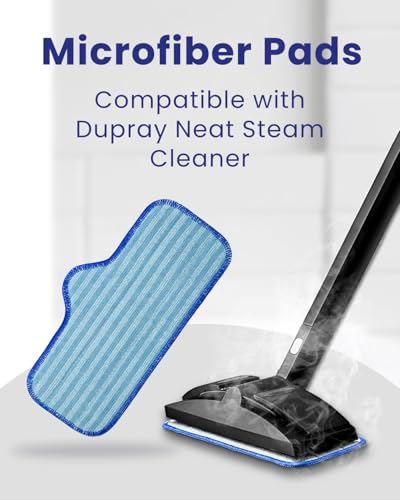 Microfiber Pads for Dupray Steam Cleaner 3 Pack Reusable and Washable