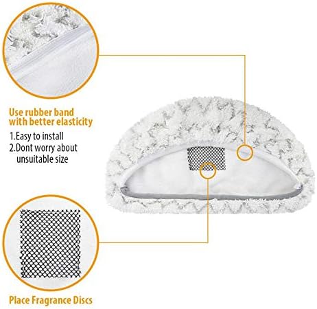 Steam Mop Replacement Pads for Bissell Powerfresh Steam Mop 6-Pack