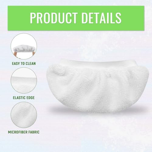 10 Pack Universal Steam Mop Pads Reusable