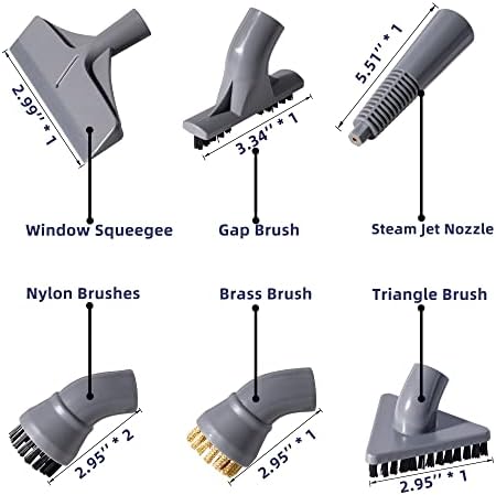 Newbealer 7 Piece Steam Mop Replacement Accessories Set NV602