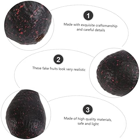 GLEAVI 6 Pcs Realistic Artificial Avocado Decorative Props