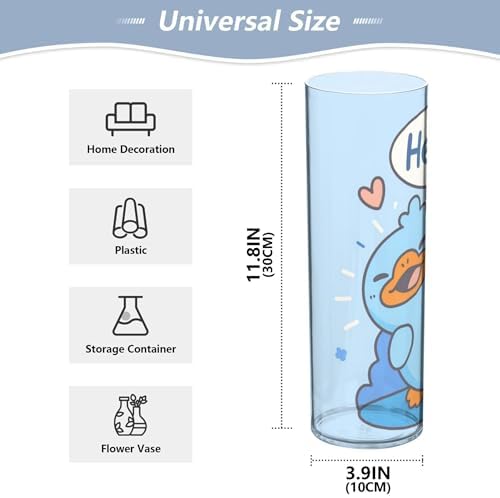 Cute Duck Plastic Vase for Flowers 118 x 39 Inch