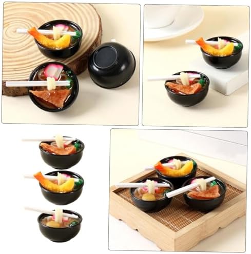 KICHOUSE 3pcs Pasta Display Artificial Shrimp Props