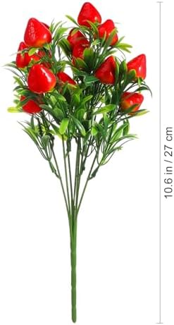 DOITOOL 6Pcs Artificial Strawberry Plants Decor