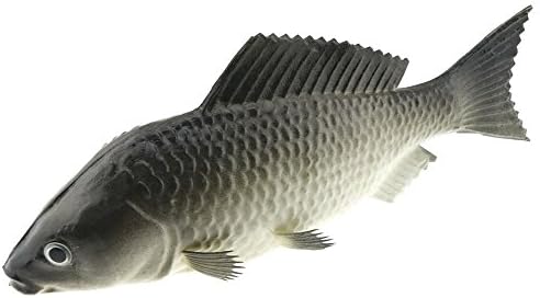 Sweet Family Artificial Grey Carp Decor